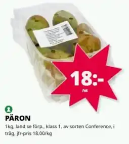 Tempo Päron erbjuda
