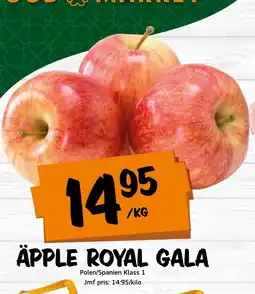 Bazaar Food market Äpple royal gala erbjuda