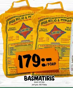 Bazaar Food market Basmatiris erbjuda