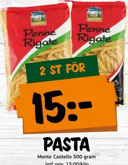 Bazaar Food market Pasta erbjuda