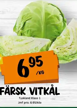 Bazaar Food market Färsk vitkål erbjuda