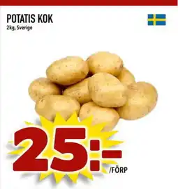 Din Mat Potatis kok, Sverige erbjuda