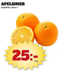 Bonum Matmarknad Apelsiner erbjuda