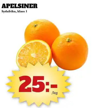 Bonum Matmarknad Apelsiner erbjuda