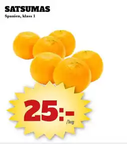 Bonum Matmarknad Satsumas erbjuda