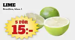 Bonum Matmarknad Lime erbjuda