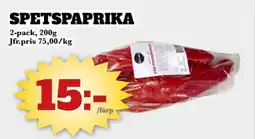Bonum Matmarknad Spetspaprika erbjuda