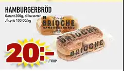 Bonum Matmarknad Hamburgerbröd erbjuda