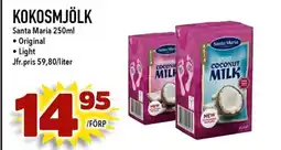 Bonum Matmarknad Kokosmjölk erbjuda