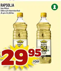 Bonum Matmarknad Rapsolja erbjuda
