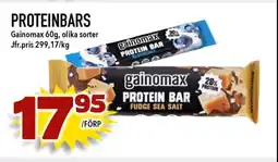 Bonum Matmarknad Proteinbars erbjuda