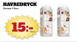 Bonum Matmarknad Havredryck garant erbjuda
