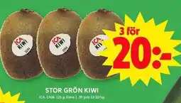 ICA Maxi Stor grön kiwi erbjuda