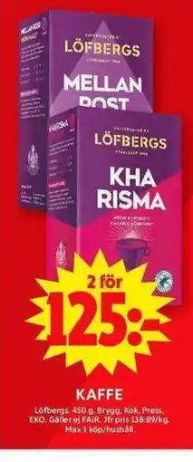 ICA Maxi Kaffe erbjuda