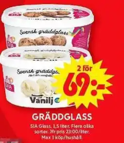 ICA Maxi Gräddglass erbjuda