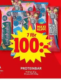 ICA Maxi Proteinbar erbjuda