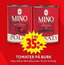 ICA Maxi Tomater på burk erbjuda