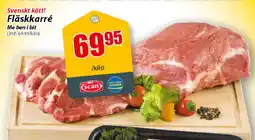 Extra Mjällby Stormarknad Svenskt kött! Fläskkarré Me ben i bit erbjuda