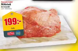Extra Mjällby Stormarknad Svenskt kött! Nötstek Av Innanlår erbjuda