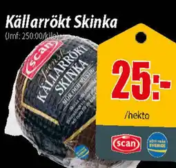 Extra Mjällby Stormarknad Källarrökt Skinka erbjuda