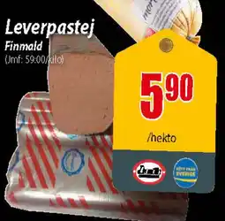 Extra Mjällby Stormarknad Leverpastej Finmald erbjuda
