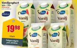 Extra Mjällby Stormarknad Vaniljyoghurt Valio erbjuda