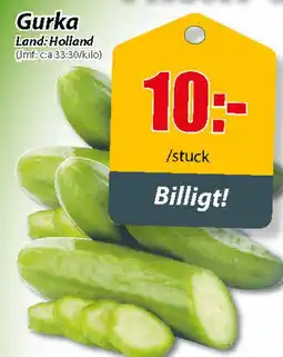 Extra Mjällby Stormarknad Gurka Land: Holland erbjuda