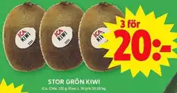 ICA Maxi ICA Stor grön kiwi erbjuda