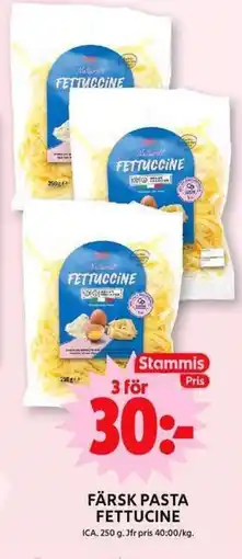 ICA Maxi ICA Färsk pasta fettucine erbjuda