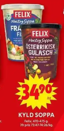ICA Maxi FELIX Kyld soppa erbjuda