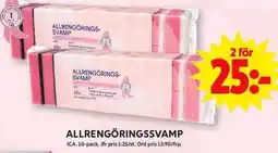 ICA Maxi ICA Allrengöringssvamp erbjuda