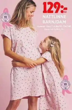 ICA Maxi Nattlinne barn/dam erbjuda