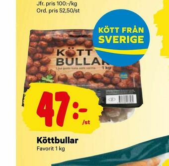 City Gross Köttbullar erbjuda