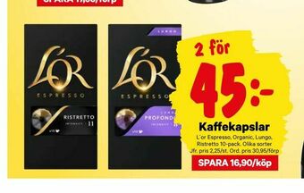 City Gross Kaffekapslar erbjuda