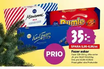 City Gross Fazer askar erbjuda