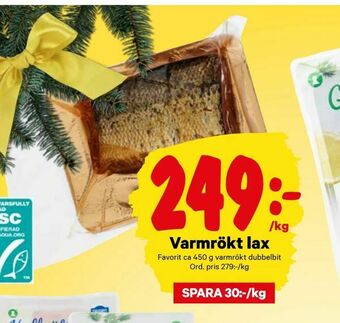 City Gross Varmrökt lax erbjuda