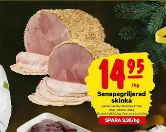 City Gross Senapsgriljerad skinka erbjuda