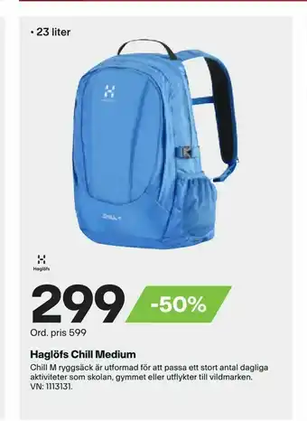 XXL Haglöfs Chill Medium erbjuda