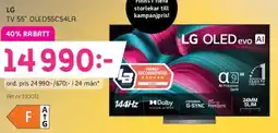 Elon LG TV 55" OLED55C54LA erbjuda