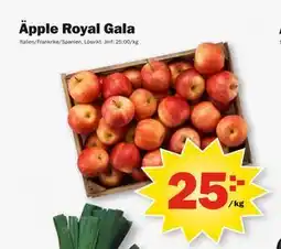 Pekås Äpple Royal Gala, SEK 25 erbjuda