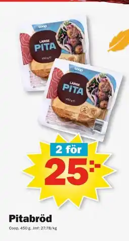 Pekås Pitabröd, SEK 25 erbjuda