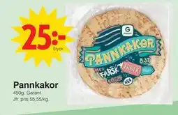 Matöppet Pannkakor, SEK 25 erbjuda