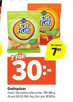 Coop Extra Godispåsar, SEK 30 erbjuda