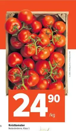 Coop Extra Kvisttomater, SEK 24.9 erbjuda