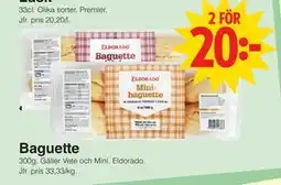 Matöppet Baguette, SEK 20 erbjuda