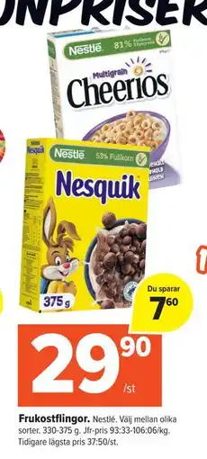 Coop Extra Frukostflingor., SEK 29.9 erbjuda