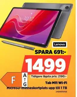 Power LENOVO Tab M11 Wi-Fi erbjuda