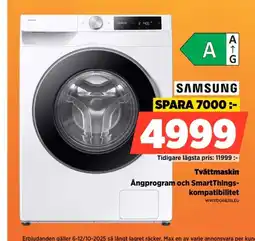 Power SAMSUNG Tvättmaskin erbjuda
