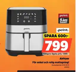 Power POINT Airfryer erbjuda