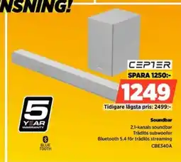Power CEPTER Soundbar erbjuda